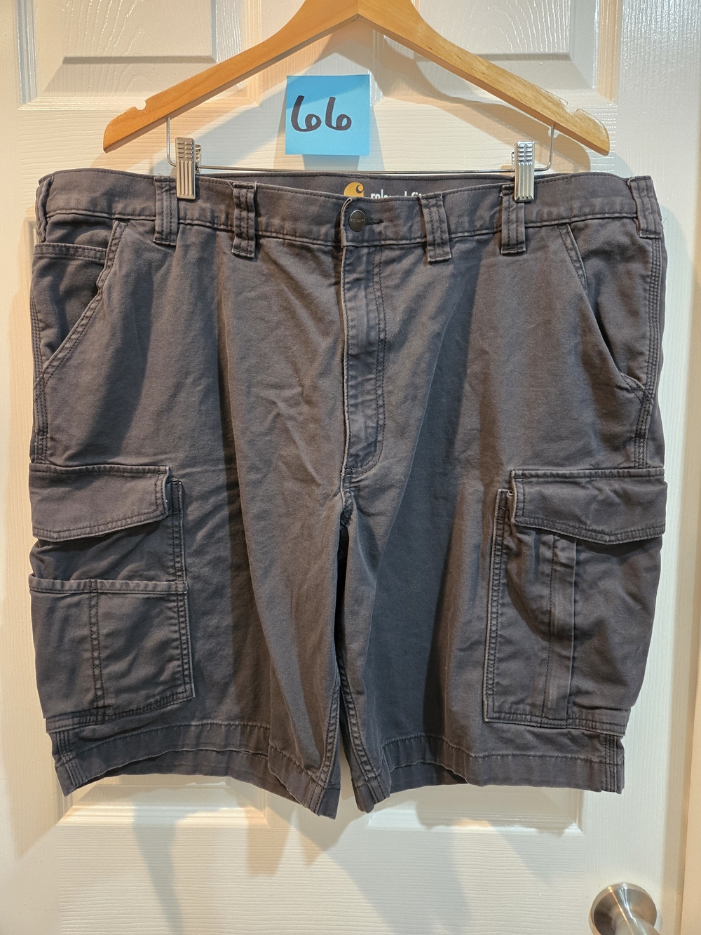 Carhartt Classic Men's Cargo Shorts in Slate Gray Relaxed Fit Waist 44